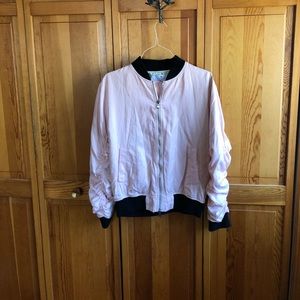 NWT Lifted Anchors Los Angeles Light Pink Bomber